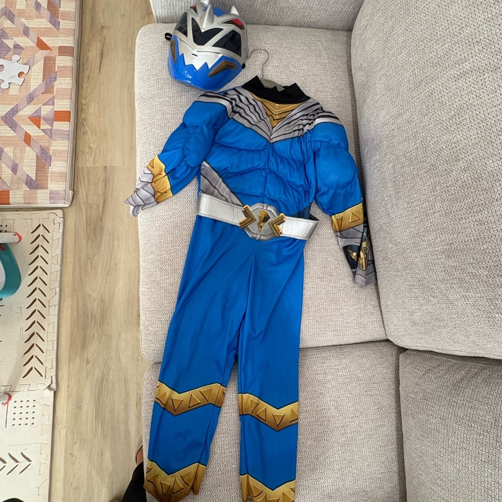 Blue Power Ranger Costume size 4